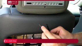 آموزش نصب سیستم صوتی خودرو (نصب مانیتور پشت صندلی)