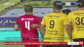 گل‌ اول پرسپولیس به سپاهان توسط عیسی‌آل‌کثیر در دقیقه 55