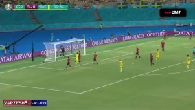 خلاصه بازی اسپانیا ۰ - سوئد ۰