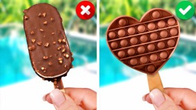 ایده های غذایی شیرین و گوارا با  بستنی ، شکلات، آب نبات و کیک