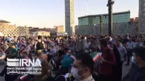 هواداران رئیسی جشن پیروزی گرفتند