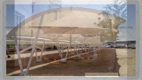 پوشش خیمه ای پارکینگ اتومبیل-سایبان کششی کارواش-سقف چادری جایگاه سوخت-سایبان پارکینگ مجتمع مسکونی09380039391حقانی