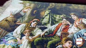 تابلو فرش فرانسوی کانون خانواده - دیجی دکوری