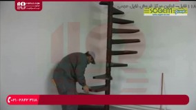 آموزش نصب نرده استیل - نصب راه پله و حفاظ مارپیچ