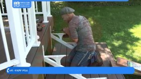 آموزش نصب نرده استیل - نصب پایه برای پله