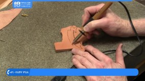 آموزش حکاکی روی چرم - حکاکی با هویه