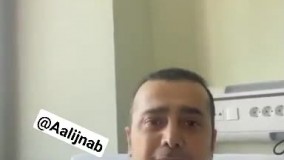 سپند امیرسلیمانی در حال مبارزه با کرونا