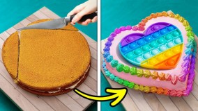 ترفند و ایده جالب شیرینی و کیک :: مارشمالو و آبنبات