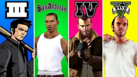 مقایسه گرافیک بازی GTA از سال 1997 تا 2021