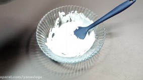 آموزش اسلایم با شامپو و کف ریش تراشی