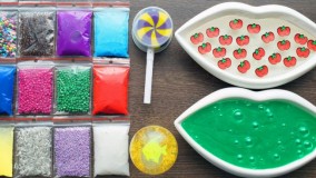 سرگرمی با اسلایم  :  ساخت و مخلوط اسلایم