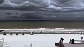 ابر‌های وحشتناک و آسمان مخوف فلوریدا