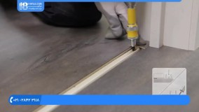 آموزش نصب پارکت لمینت - نحوه پوشش نقاط اتصال لمینت کف