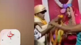 غش کردن داماد پس از یک سوتی عجیب در عروسی!