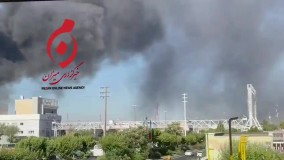 شهر خودرو آتش گرفت