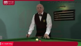 آموزش بازی اسنوکر - تمرین حرکت چوب به صورت مستقیم