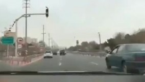 کل کل خطرناک ماکسیما، فولکس واگن و رپسول در اتوبان تهران