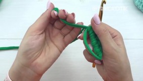 آموزش تریکوبافی | تریکو بافی سبد | بافت کیف تریکو | بافت تریکو (تزیین زیبا سبد تریکو)