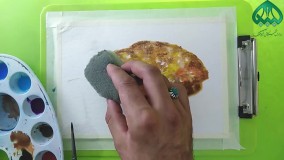 هنر کانون - جلسه سی و دوم - آبرنگ و بافت