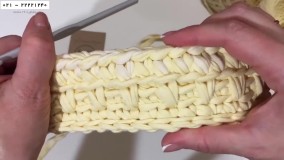 آموزش تریکوبافی | تریکو بافی سبد | بافت کیف تریکو | بافت تریکو (سبد تریکو زیبا و شیک)