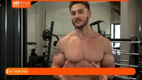 آموزش حرکات بدنسازی|تمرینات بدنسازی|شش تیکه کردن شکم( پرس ایستاده با دمبل )