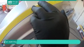 فیلم آموزش نقاشی خودرو - رنگ آمیزی سپر دو رنگ
