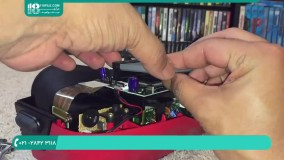 تعمیر دستگاه بازی | آموزش تعمیر کنسول بازی | تعمیر لنز خش دار  nintendo