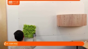 آموزش نصب دیوارپوش سه بعدی - پنل سه بعدی خزه ای