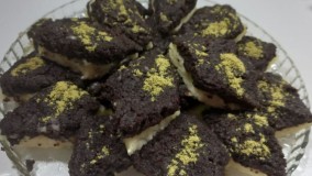 طرزتهیه حلوا دو رنگ همراه با دستور پخت