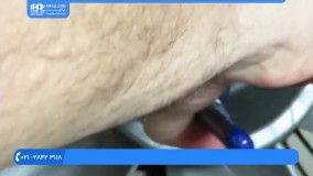 آموزش تعمیر پنکه _ روش باز کردن شبکه محافظ عقب پروانه خنک کننده پنکه