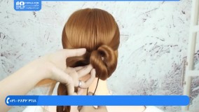 فیلم آموزش شینیون مو|شینیون مو کوتاه|شینیون مو عروس(شینیون رومی زیبا و مجلسی)