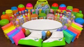 مخلوط کردن فوق‌العاده زیبای اسلایم | اسلایم تفریحی ریلکسیشن