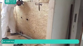 نصب دیوار پوش سه بعدی | دیوار حمام را با پنل های او اس بی بپوشانید