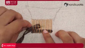 آموزش روبان دوزی|دوخت روبان|خیاطی (دوخت سبد گل ادریسی با روبان)