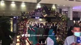 بدرقه کاروان ورزشی ایران برای اعزام به توکیو