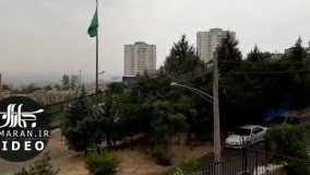 تصاویری از باران تابستانی در تهران