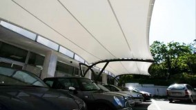 سقف خیمه ای پارکینگ-سایبان چادری محوطه پارکینگ-09380039391حقانی