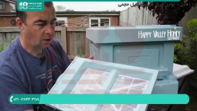 آموزش زنبورداری|پرورش زنبور عسل (استقرار کندو های زنبور عسل در باغ یا مزرعه)