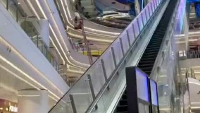 خلاقیت یک مرکز خرید در چین برای طراحی پله برقی