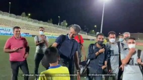 شوخی عادل با پسر عنایتی بعد از صعود هوادار