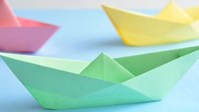 آموزش کاردستی کاغذی برای کودکان - قسمت 6 - قایق