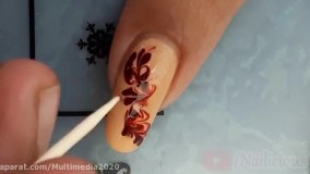 آموزش دیزاین ناخن بانوان با طرح های اکلیلی