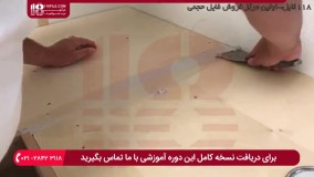 اجرای کفپوش اپوکسی - طریقه ساخت طرح اوپن آشپزخانه و انجام اپوکسی