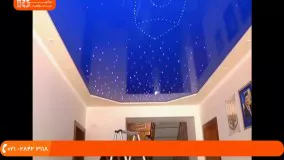 آموزش ساخت آسمان مجازی - نصب ستاره برای سقف کشسان