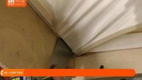 آموزش ساخت آسمان مجازی - نصب سقف کشسان