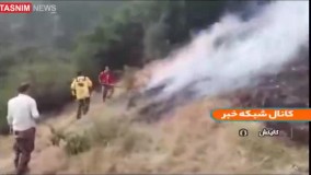 آخرین خبر از آتش‌سوزی در جنگل‌ های گالیکش