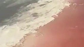 تصویری هوایی از حال ناخوش دریاچه ارومیه