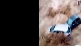 غوطه خوردن خودرو‌ها در سیلاب سهمگین بلژیک