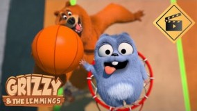 کارتون گریزی و موش ها _ این داستان بازی بسکتبال