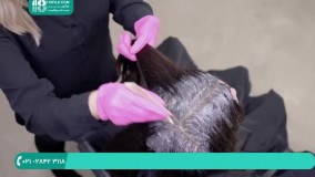 آموزش رنگ مو :: هایلایت مو :: رنگ کردن مو سفید